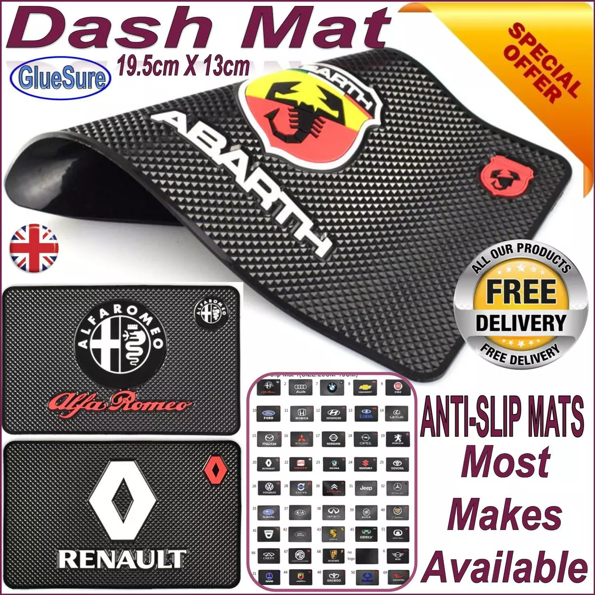 Best non slip dash mat deals