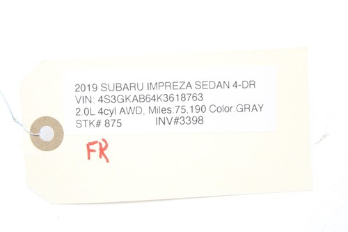 Subaru Impreza 2019 puerta del lado del pasajero delantero derecho arnés de cableado OEM - Imagen 10 de 10