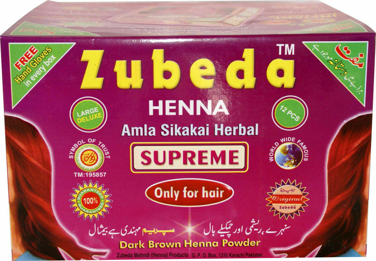 Zubeda Henna Supreme x 12 packets full Box Brand New Free UK P&P eBay