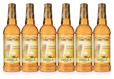 Sugar Free Vanilla Coffee Syrup for Keto, 25.4 Fl Oz, Pack of 6 Bottles