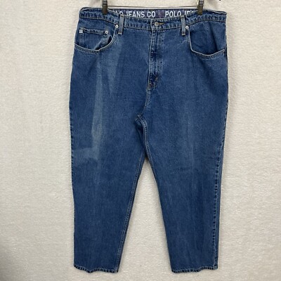 Ralph Lauren RL Polo Jeans Company Men s 40x32 Blue Denim Relaxed Tapered
