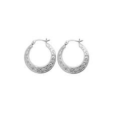 Sterling Silver Creole Earrings