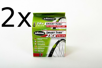 2x 28 Slime Selbstabdichtender Fahrradschlauch Schlauch Flickzeug Fahrradreifen 