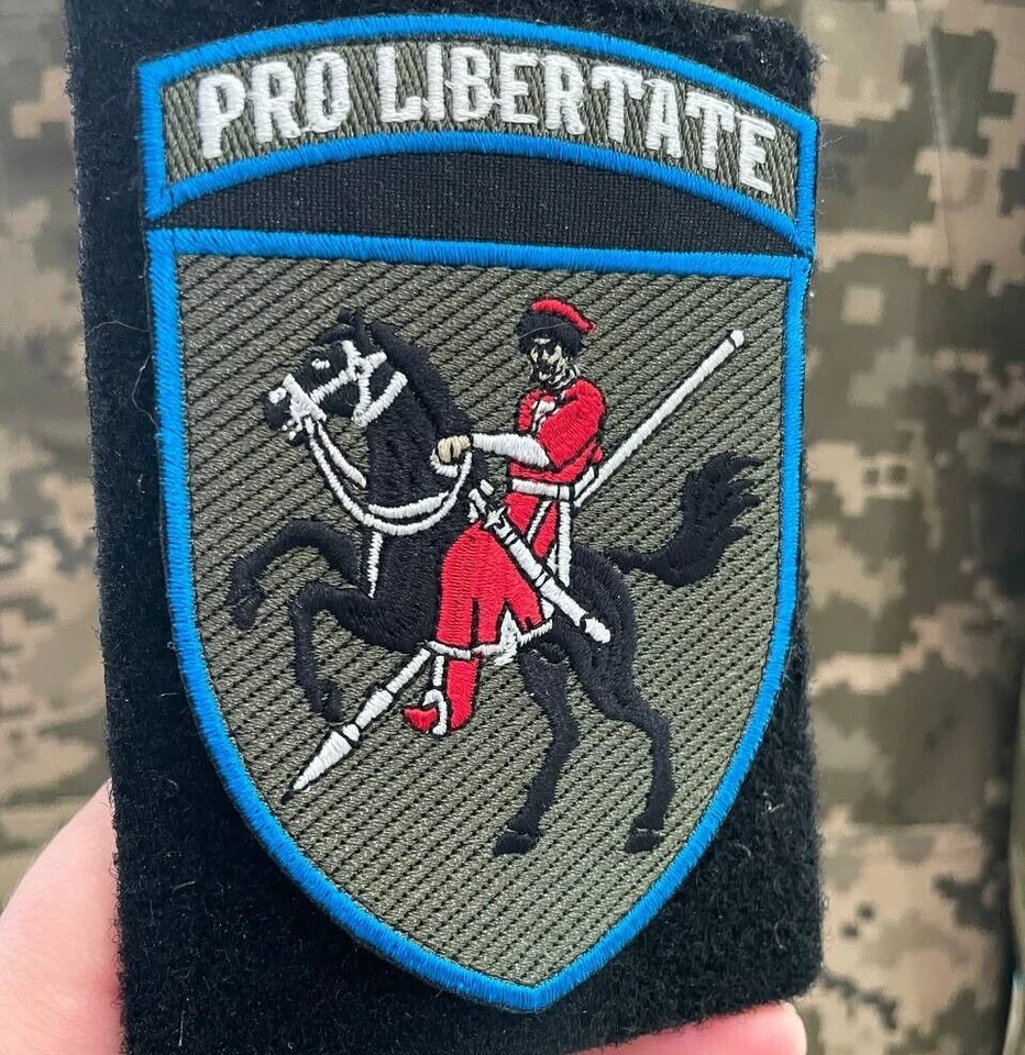 Ukrainian Army Unit Patch 110th Separate Mechanized Brigade Tactical Badge Hook - Image 2 of 4