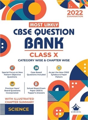 Most Likely Question Bank - Science: CBSE Class 10 for 2022 Examination (Paperba