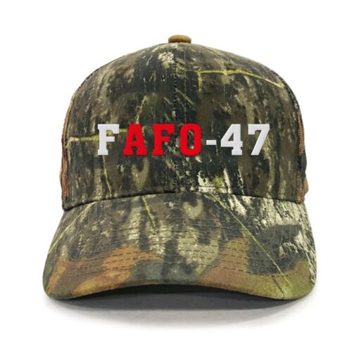 FAFO-47 Embroidered One Size Fits Most with US Flag Hat - Picture 6 of 7