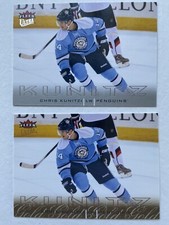 Chris Kunitz 2009-10 Fleer Ultra Hockey Gold Medallion Insert & Base Cards #14