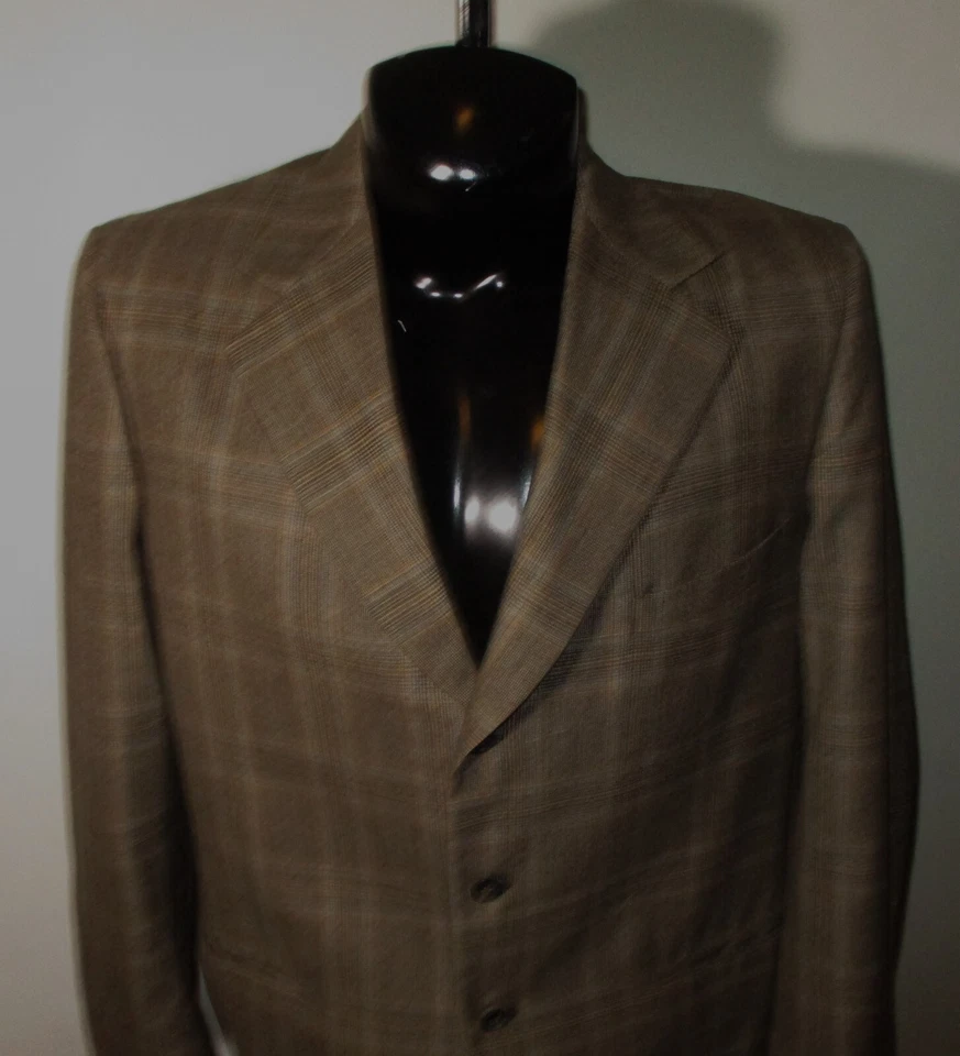 ABERCROMBIE & FITCH Brown Casual Blazer Sport Jacket Size 42 Long - Image 2 of 4
