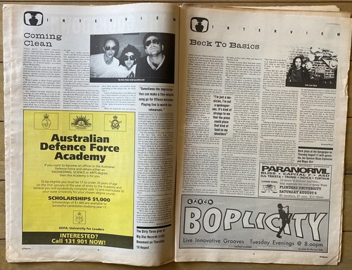 DB Music Magazine August 1994. Screaming Jets, The Dirty Three, The Mavis's. - Picture 3 of 4