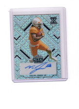 2022 Leaf Metal Draft Silver Mojo Autographs Velus Jones Jr Rookie Auto 19/20