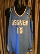 Nike #15 Carmelo Anthony sz 2XL NBA Denver Nuggets baby blue Jersey