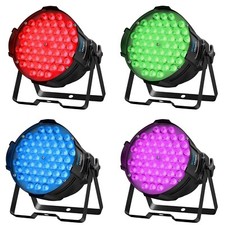 BETOPPER LED Stage Lights, 54x3W RGB Par Lights, DMX 512 Controller Sound Act...