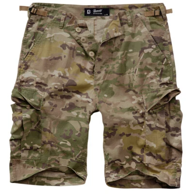 Brandit BDU Ripstop Cargo Shorts - Tactical Camouflage - All Sizes - Image 1 of 4