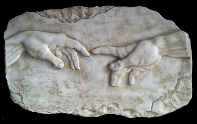 Sculpture Statue Ornament Home Decor Figurine Creation Adam Greek Italian wall 