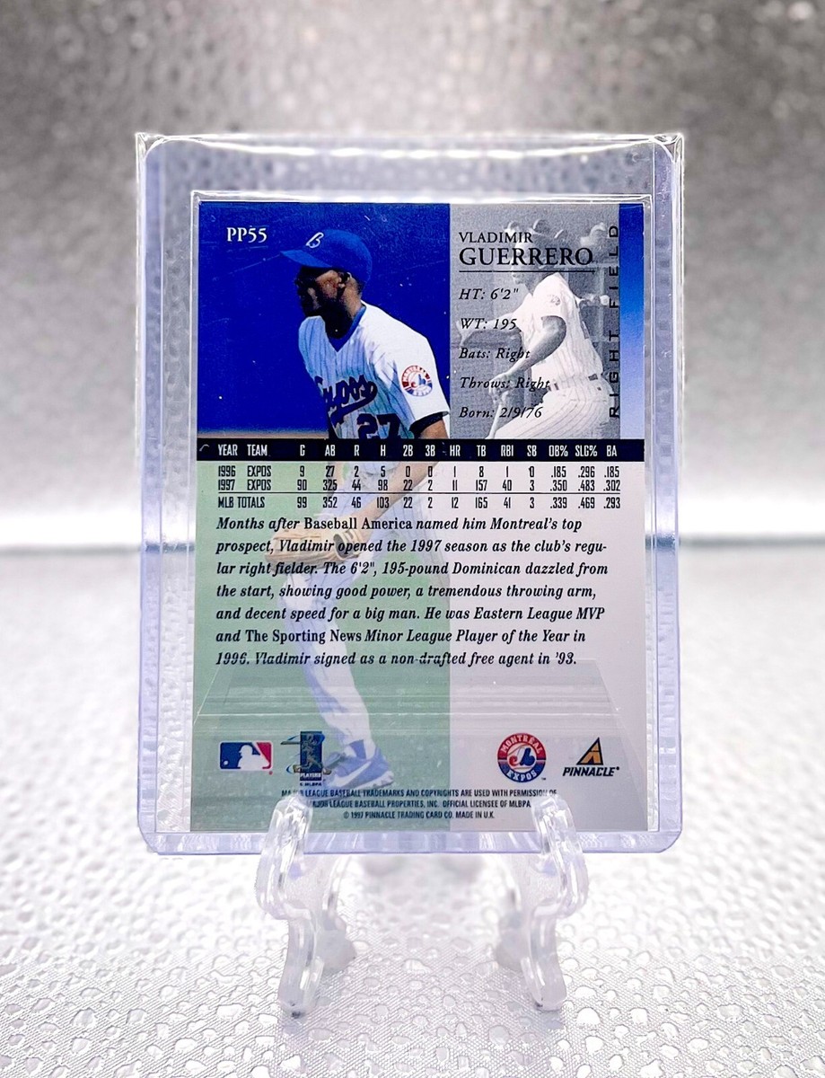 VLADIMIR GUERRERO 1998 Pinnacle #PP55 ARTIST PROOF EXPOS LEGEND