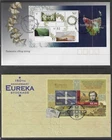 AUSTRALIA 2004-05 MINIATURE SHEET FIRST DAY COVERS. (6 DIFFERENT)     (B162)