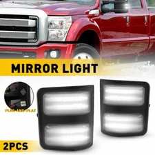 LED Side Tow Mirror Turn Signal Light For 2008-2016 Ford F-250 F-350 F-450 F-550