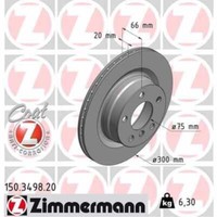 Zimmermann 2X Bremsscheibe Hinten Ø300 Mm InnenbelüFtet FüR BMW 1Er F20 118I