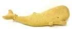 Vintage 1978 Handmade Deerskin Stuffed Animal Sperm Whale Artist Signed Kauai