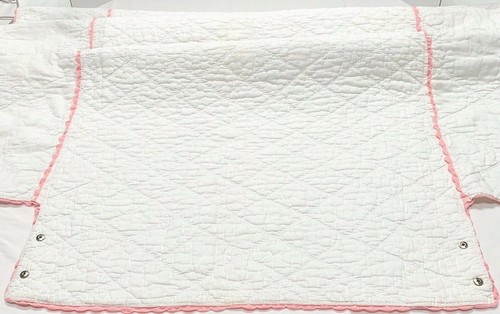 Vintage 50er Jahre rosa Rosenknospe Baby Decke SCHNEIDER 46x24 Basteln Nähen Hobbys - Bild 8 von 11