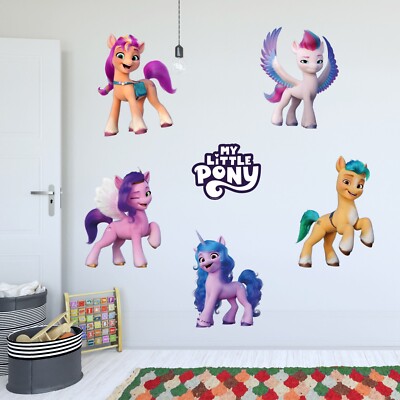 My Little Pony Wandsticker - A New Generation Figur Wandtattoo Set Kinder Kunst