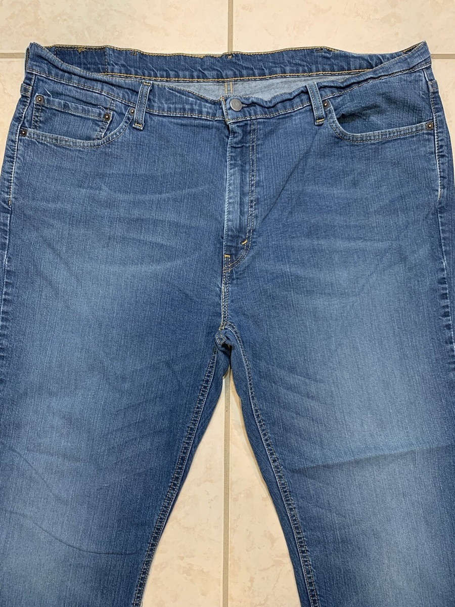 Men's 42x32 Levi's 541 Athletic Fit Tapered Leg Medium Wash Blue