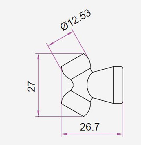1/4" Kühlmittelschlauch, Y-Verbindungstück 1/4" - Picture 2 of 3