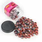 EFIELD 100 PCS 1/2" Copper PEX Crimp Rings with End Stop, Pro Pack