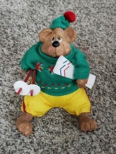 Russ The Country Folks " Mogul the Ski Bum Bear " Kathleen Kelly Critter Factory