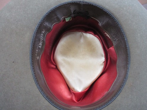 2 Vintage 1950's Fedoras Brent Airlite & Stetson Mallory Size 7 1/4 NICE HATS - Picture 19 of 23