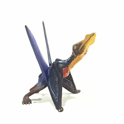 Blaue Pterosaurier Dino-Figur – Detailgetreues Mini-Modell Als Spielzeug & Deko Für Kinder