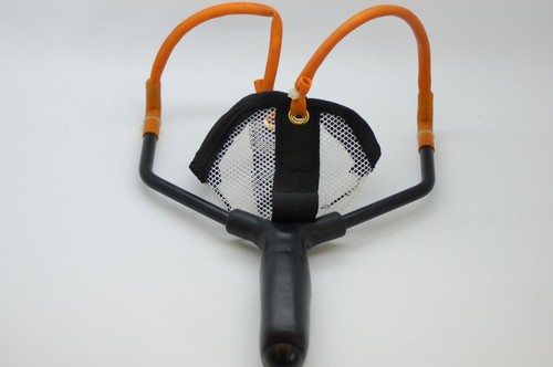 Grande Catapulte en Métal Noir, Lance-pierre, Pêche à la carpe, Bouillette 105gr | eBay