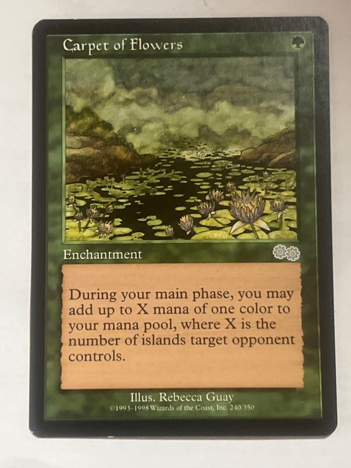 MTG Carpet of Flowers Urza's Saga LP Magic the Gathering eBay