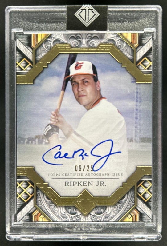 2025 Topps Transcendent Cal Ripken Jr. Auto Autograph #/25 Orioles