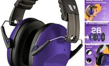 - Hearing Protection Ear Muffs - Over 31 dB 2K Hz Broad Noise Purple Power