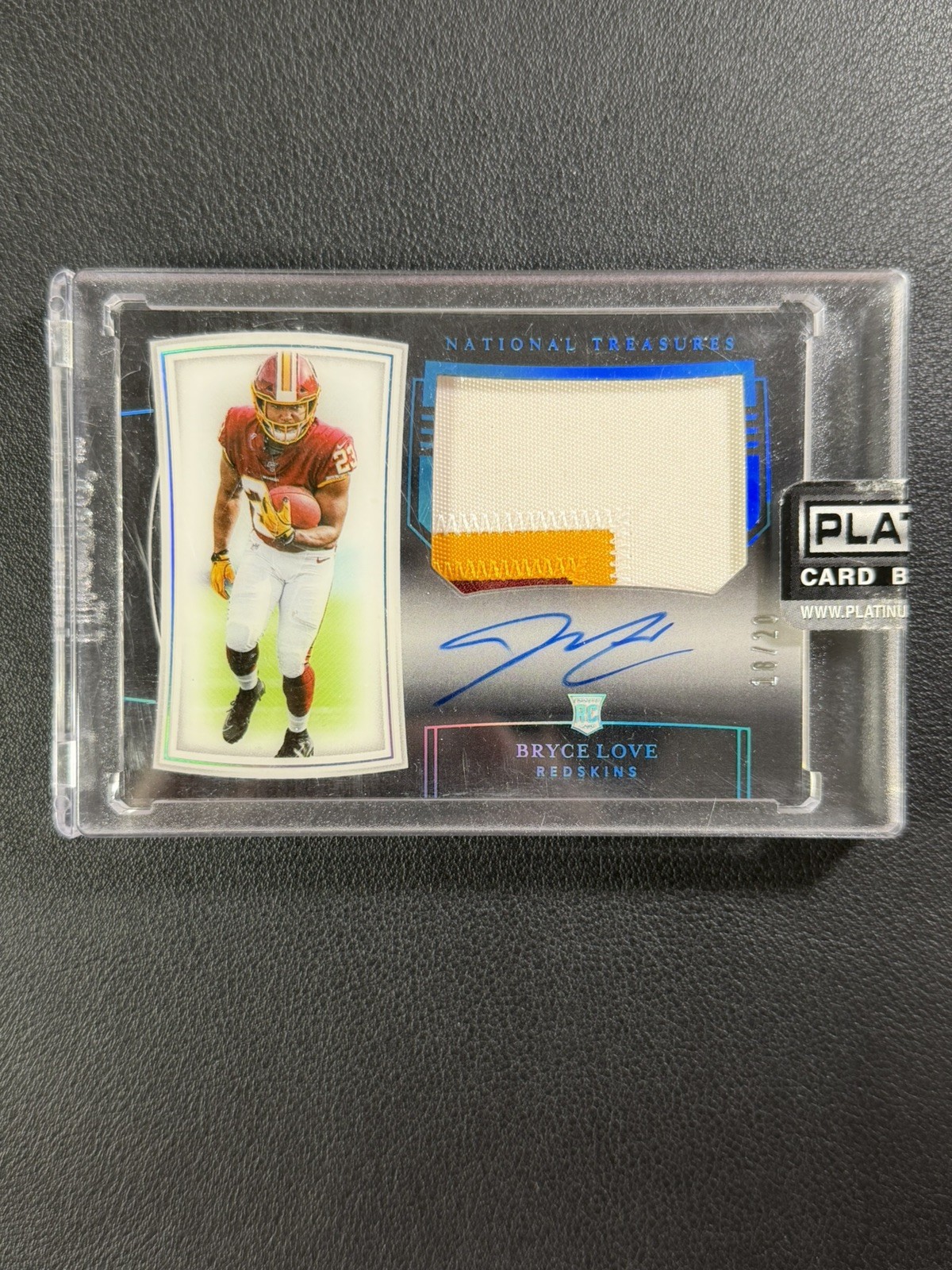 Bryce Love Panini National Treasures #175 Patch Autograph-Midnight