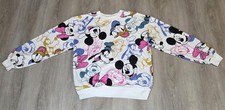 Disney Mickey Mouse and Friends Crewneck Sweatshirt Women's S 4-6 Goofy Donald