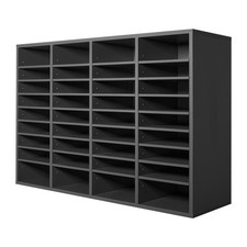 VEVOR Literature Organizer, 36 Compartments Office Mailbox with Adjustable Shelv