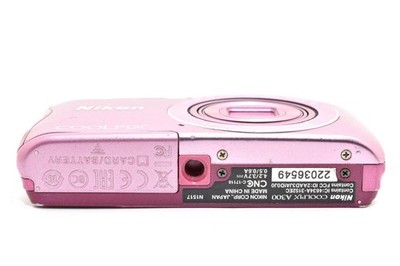 Nikon COOLPIX A300 Pink 20.0MP 8x Zoom Digital Camera From Japan