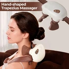 Shiatsu Back Neck and Shoulder Massager with Heat Deep Tissue 4D Kneading Pillow