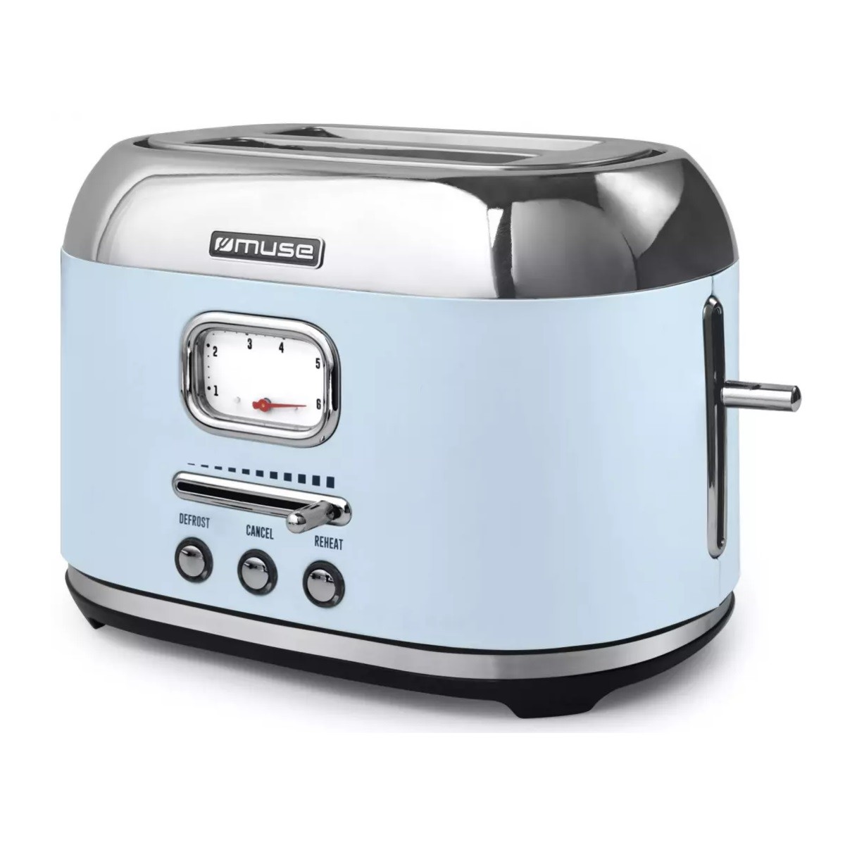 Grille-pains 2 fentes Muse MS-120VB grille-pain bleu vintage 1000w de cuisine