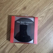 New Nike Sport Armband for Apple iPod Nano, 1-5 GEN., Black & Red, MSRP $29.00