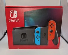 Image of Nintendo Switch 32GB Console Neon Red/Blue Joy-Con Boxed – Tested & Reset (N)