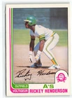 1982 Rickey Henderson #268 O-Pee-Chee A's
