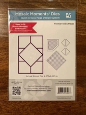 BRAND NEW!  Mosaic Moments Frontier Dies!   SHIPS FREE!