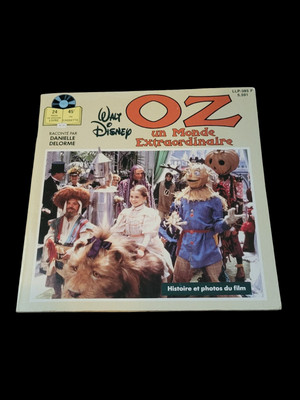 Disney Return To Oz Rare French  StoryBook Read Along  Wizard Of Oz Fairuza Balk