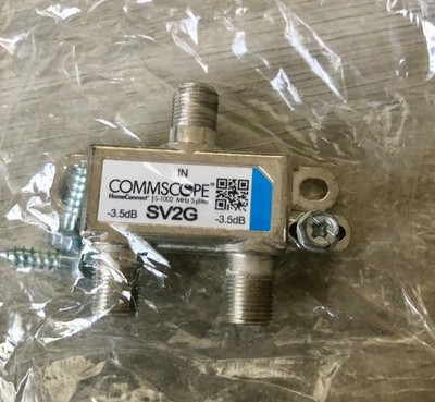 CommScope SV-2G 2-Way Digital Cable Coaxial Splitter 5-1002 mhz Comcast, Xfinity