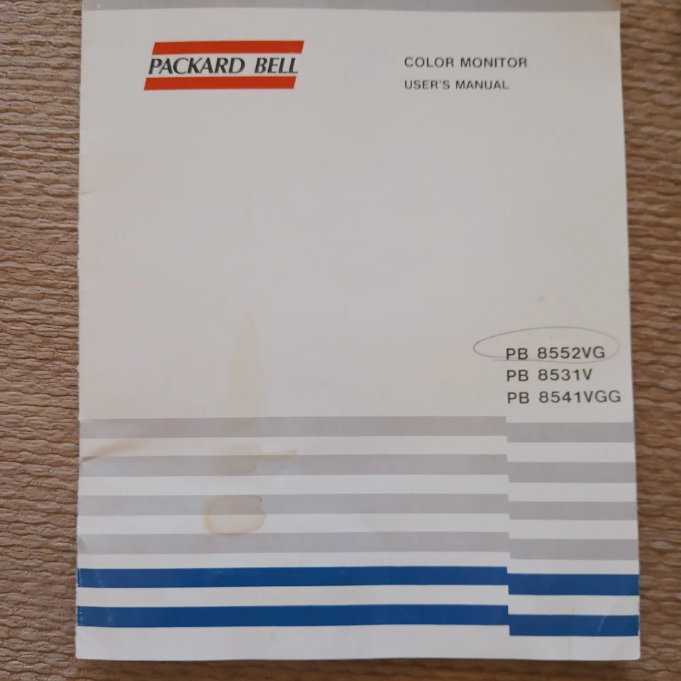 Packard Bell Force 386SX Manuals + Original 1991 Owner Filled Info Sheet - Image 4 of 4