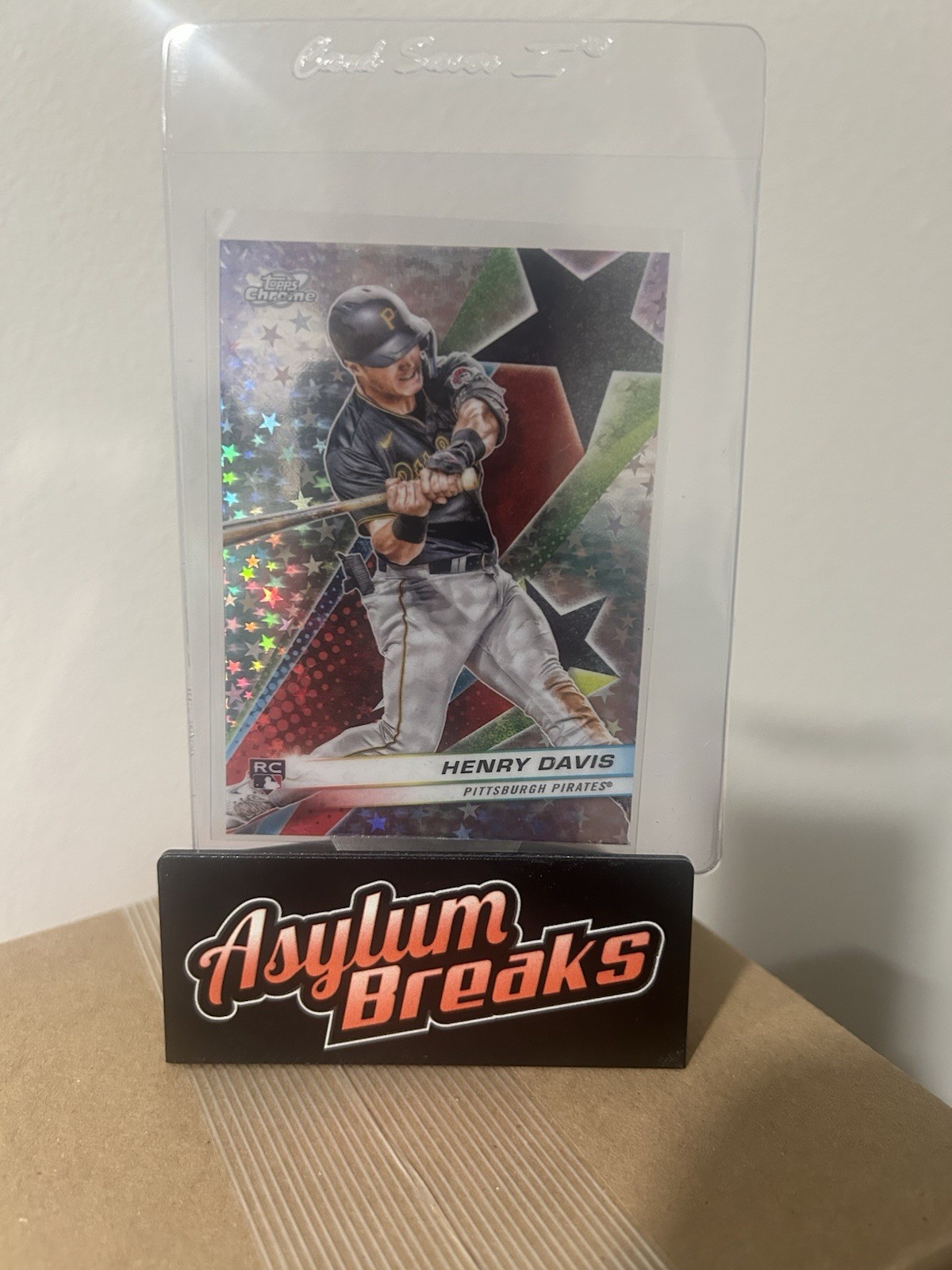 Henry Davis 2024 Topps Cosmic Chrome Starfractor Refractor SP Rookie RC NRMT+