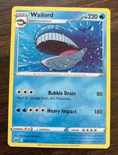 NM  Wailord 032/159 - 2023 Pokemon Crown Zenith Rare Card - CLEAN